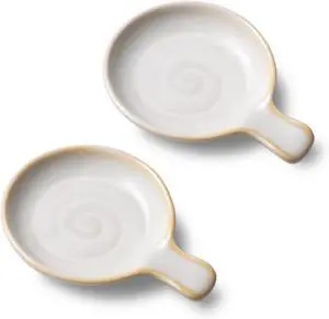 Small Coffee Spoon Rest, Ceramic Tea Spoon Rest Holder, Set of 2 | Magclay 3.3" Coffee Spoon Holder for Kitchen Counter and Stove Top, Modern Style Coffee Bar Accessories, Matte Reactive White Small Coffee Spoon Rest, Ceramic Tea Spoon Rest Holder, Set of 2 | Magclay 3.3" Coffee Spoon Holder for Kitchen Counter and Stove Top, Modern Style Coffee Bar Accessories, Matte Reactive White