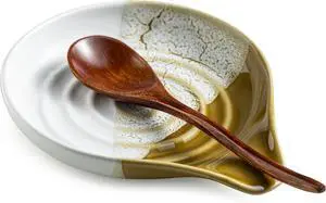 Ceramic Spoon Rest for Stove Top, Spoon Holder for Kitchen Counter | Heat-Resistant and Easy to Clean, Non-Stick | Spatula Holder for Cooking, Cute Coffee Spoon, Kitchen Decor, Gradient Brown Ceramic Spoon Rest for Stove Top, Spoon Holder for Kitchen Counter | Heat-Resistant and Easy to Clean, Non-Stick | Spatula Holder for Cooking, Cute Coffee Spoon, Kitchen Decor, Gradient Brown