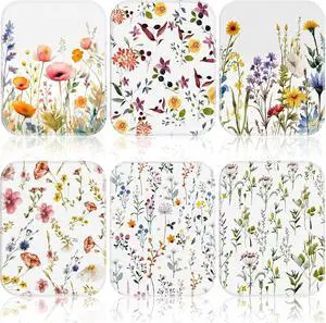 Reusable Kitchen Cloths Cotton Towel, 6 Pack, Wildflowers | Washable 9.84x11.81in, Paperless Towel Rolls Bulk, Cleaning Cloth Napkins for Dishes Reusable Kitchen Cloths Cotton Towel, 6 Pack, Wildflowers | Washable 9.84x11.81in, Paperless Towel Rolls Bulk, Cleaning Cloth Napkins for Dishes
