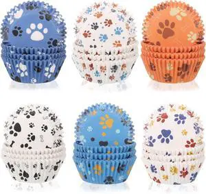 600 Pcs Paper Baking Cups Cupcake Wrappers,Paw Cupcake Liners 600 Pcs Paper Baking Cups Cupcake Wrappers,Paw Cupcake Liners