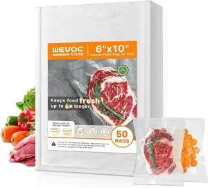 Vacuum Seal Bags for Food, Pint 6x 1050 Pcs, BPA Free Food saver Bags | Commercial Grade Precut Vacuum Sealer Bags for Food Sous Vide, Vacuum Storage Bags Food, Heavy Duty, Kitchen Essentials, Vacuum Seal Bags for Food, Pint 6x 1050 Pcs, BPA Free Food saver Bags | Commercial Grade Precut Vacuum Sealer Bags for Food Sous Vide, Vacuum Storage Bags Food, Heavy Duty, Kitchen Essentials,