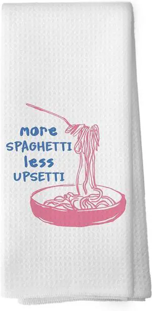 Funny Pasta Lover Gift for Chef Kitchen Towel, Baking Kitchen Gifts, Pink Blue Humorous Sarcastic Decorative Absorbent Dishcloths Hand Towels for Dining Room Decor 16x24 Inches Funny Pasta Lover Gift for Chef Kitchen Towel, Baking Kitchen Gifts, Pink Blue Humorous Sarcastic Decorative Absorbent Dishcloths Hand Towels for Dining Room Decor 16x24 Inches