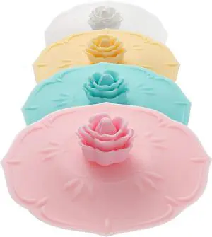 Rose Silicone Cup Covers (Set of 4), Multicolored Silicone Lids | Mug Covers for Mugs, Cups, Tea Pots,Flexible Mug CoversHot Cup Lids for Coffee & Tea Rose Silicone Cup Covers (Set of 4), Multicolored Silicone Lids | Mug Covers for Mugs, Cups, Tea Pots,Flexible Mug CoversHot Cup Lids for Coffee & Tea