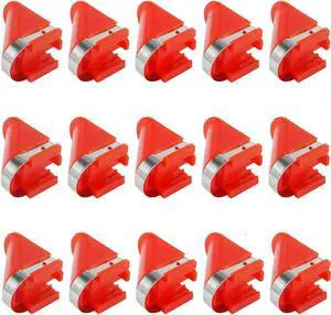 Potato Peeler Replacement Blades Stainless Steel for Automatic Electric | 15 Pieces Cutters Peeling Blade for Fruits Vegetables Apple Red Potato Peeler Replacement Blades Stainless Steel for Automatic Electric | 15 Pieces Cutters Peeling Blade for Fruits Vegetables Apple Red