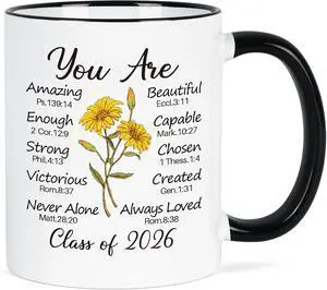 Cabtnca 2026 Graduation Gifts, Religious Christian Graduation Coffee Mug for Her Him, High School College Masters Degree Gifts, 11Oz Coffee Mug Cabtnca 2026 Graduation Gifts, Religious Christian Graduation Coffee Mug for Her Him, High School College Masters Degree Gifts, 11Oz Coffee Mug