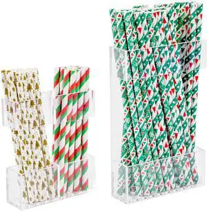 2 PACK Small Acrylic Straw Holder for Cabinet DoorsStraw Organizer Storage with Most SizesMulti-Function Kitchen Accessories Container with Adhesive Round Pads(Transparent) 2 PACK Small Acrylic Straw Holder for Cabinet DoorsStraw Organizer Storage with Most SizesMulti-Function Kitchen Accessories Container with Adhesive Round Pads(Transparent)
