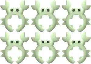 Creative Crab Shaped Spatula Rack, 4/6Pcs Crab Utensil Holder Silicone Anti Scalding Cooking Pot Clip for Kitchen Pot Creative Crab Shaped Spatula Rack, 4/6Pcs Crab Utensil Holder Silicone Anti Scalding Cooking Pot Clip for Kitchen Pot