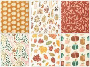 Whaline 6 Pcs Fall Swedish Dishcloths Fall Harvest Boho Kitchen Dish Towel Pumpkin Maple Leaf Reusable Washable Cotton Cloth for Autumn Thanksgiving Kitchen Washing Counter Cleaning, 6.7 x 7.7 Inch Whaline 6 Pcs Fall Swedish Dishcloths Fall Harvest Boho Kitchen Dish Towel Pumpkin Maple Leaf Reusable Washable Cotton Cloth for Autumn Thanksgiving Kitchen Washing Counter Cleaning, 6.7 x 7.7 Inch