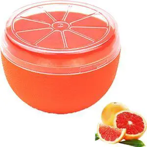 Orange Storage Containers, Reusable Grapefruit Keeper for Refrigerator, Individual Orange Saver Holder Organizer for Fridge to Keep Orange Fresh Orange Storage Containers, Reusable Grapefruit Keeper for Refrigerator, Individual Orange Saver Holder Organizer for Fridge to Keep Orange Fresh