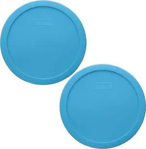 Pyrex 7402-PC Bright Blue Pantone Food Storage Lid (2-Pack) - Made in USA | Replacement Cover | BPA-Free Plastic | Round Shape | Fits 7402 Sculpted Mixing Bowl & 7203 Glass Bowl | Dishwasher Safe Pyrex 7402-PC Bright Blue Pantone Food Storage Lid (2-Pack) - Made in USA | Replacement Cover | BPA-Free Plastic | Round Shape | Fits 7402 Sculpted Mixing Bowl & 7203 Glass Bowl | Dishwasher Safe