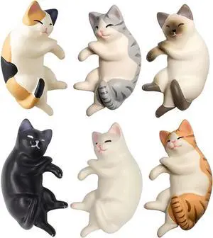 Cute 6 Pack Fun Cat Refrigerator Magnets Office Magnet Cute Magnets for Fridge 3D Cat Refrigerator Magnet Set 6 Pack,Decoration for Kitchen,House,Office,Whiteboard Cute 6 Pack Fun Cat Refrigerator Magnets Office Magnet Cute Magnets for Fridge 3D Cat Refrigerator Magnet Set 6 Pack,Decoration for Kitchen,House,Office,Whiteboard