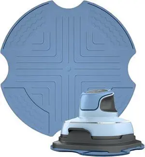 Silicone Heat Resistant Mat for Crispi Air Fryer, Non-Slip Hot Pad Trivets Protect Countertop from Heat Damage for Crispi Accessories Periwinkle, Compatible with Airfryer FN101PL Silicone Heat Resistant Mat for Crispi Air Fryer, Non-Slip Hot Pad Trivets Protect Countertop from Heat Damage for Crispi Accessories Periwinkle, Compatible with Airfryer FN101PL