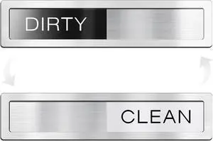 Dishwasher Clean Dirty Sign, Clean Dirty Magnet for Dishwasher - Strong Holding, Non-Scratch, Easy to Read & Slide 7.08 x 1.57 Dishwasher Clean Dirty Sign, Clean Dirty Magnet for Dishwasher - Strong Holding, Non-Scratch, Easy to Read & Slide 7.08 x 1.57