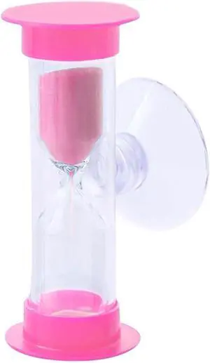 Hourglass Sand Timer 2 Minute with Suction Cup,Unbreakable Sand Watch 2 Min Sucker,Small Pink Sand Clock 2 Minute,Plastic Hour Glass Sandglass Timer for Boys and Girls,Games,Classroom,Toothbrush Hourglass Sand Timer 2 Minute with Suction Cup,Unbreakable Sand Watch 2 Min Sucker,Small Pink Sand Clock 2 Minute,Plastic Hour Glass Sandglass Timer for Boys and Girls,Games,Classroom,Toothbrush