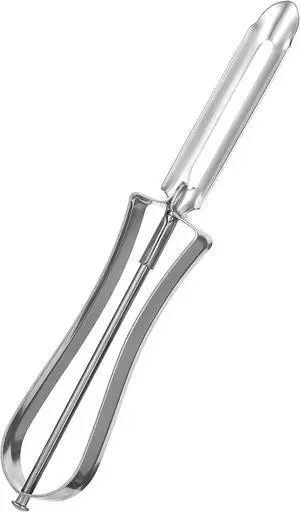 TIESOME 1 Pcs Stainless Steel Vegetable Peeler, Swivel Blade Ergonomic Handle TIESOME 1 Pcs Stainless Steel Vegetable Peeler, Swivel Blade Ergonomic Handle