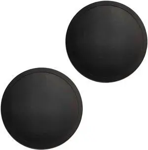 2 Pack Silicone Coasters for Drinks, Round Black Coasters with Grooved Design Cup Mat, Washable Durable Non-Slip Coasters Ideal for Coffee, Cold Drinks in the Kitchen or Bar 2 Pack Silicone Coasters for Drinks, Round Black Coasters with Grooved Design Cup Mat, Washable Durable Non-Slip Coasters Ideal for Coffee, Cold Drinks in the Kitchen or Bar