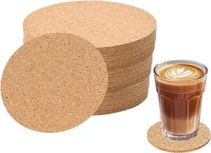 16pcs Cork Coaster for Drink Round Absorbent Tea or Coffee Coaster Cork Bulk Blank DIY Craft Gifts Coasters Warm Gifts Relatives and Friends in Office, Home, or Cottage (16pcs) 16pcs Cork Coaster for Drink Round Absorbent Tea or Coffee Coaster Cork Bulk Blank DIY Craft Gifts Coasters Warm Gifts Relatives and Friends in Office, Home, or Cottage (16pcs)