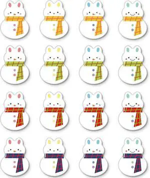 TYNOGARD16 Pcs Resin Fridge Magnets Snowman Bunny Pattern Refrigerator Magnet Cute Magnetic Small Funny Decorative Designs for Office, Kitchen, Home, School, Locker, Cabinet, Whiteboard & Gift Animal TYNOGARD16 Pcs Resin Fridge Magnets Snowman Bunny Pattern Refrigerator Magnet Cute Magnetic Small Funny Decorative Designs for Office, Kitchen, Home, School, Locker, Cabinet, Whiteboard & Gift Animal