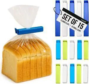 LINDEN SWEDEN Twixit! Bag Clips - Set of 15 - Keep Food Fresh, Prevent Spillage - Great for Storage and Organization - Microwave, Freezer and Dishwasher-Safe - BPA-Free LINDEN SWEDEN Twixit! Bag Clips - Set of 15 - Keep Food Fresh, Prevent Spillage - Great for Storage and Organization - Microwave, Freezer and Dishwasher-Safe - BPA-Free