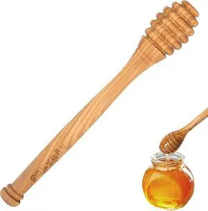 Traditional Olive Honey Dippers - Durable & Warp-Resistant, Preserves Honey Purity, 1pcs, 6.3 Inch Traditional Olive Honey Dippers - Durable & Warp-Resistant, Preserves Honey Purity, 1pcs, 6.3 Inch