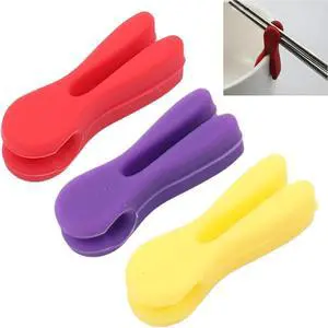 3Pcs Silicone Pot Clip Spoon Rest, Utensil Pot Clip Heat Resistant Kitchen Utensil Holder, Bracket Clips Chopstick Cutlery Restsfor Stove Top Rest Kitchen Spoon Holder 3Pcs Silicone Pot Clip Spoon Rest, Utensil Pot Clip Heat Resistant Kitchen Utensil Holder, Bracket Clips Chopstick Cutlery Restsfor Stove Top Rest Kitchen Spoon Holder