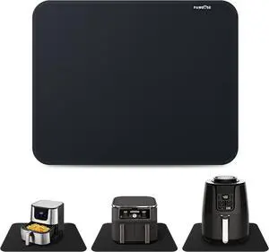 PAWBOSE Heat Resistant Mats for Countertops 15x18 Inch - 1PCS Fireproof Air Fryer Mat, Hot Pad for Ninja, COSORI, Cuisinart, Toaster, Oven & Small Kitchen Appliances - Black PAWBOSE Heat Resistant Mats for Countertops 15x18 Inch - 1PCS Fireproof Air Fryer Mat, Hot Pad for Ninja, COSORI, Cuisinart, Toaster, Oven & Small Kitchen Appliances - Black