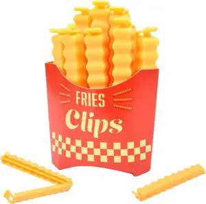 French Fry Bread Bag Food Clips for Creative Clips 12 PCS, Fries Kitchen Clip, Moisture Proof and Fresh-Keeping Food Sealing Clip. French Fry Bread Bag Food Clips for Creative Clips 12 PCS, Fries Kitchen Clip, Moisture Proof and Fresh-Keeping Food Sealing Clip.