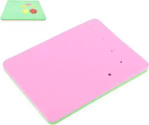 Fondant Foam Pad with 5 Holes - Silicone Mat for Cake Decorating, Rolling Pin & Clay Tools, Perfect for Fondant, Gum and Air Dry Clay Crafts Fondant Foam Pad with 5 Holes - Silicone Mat for Cake Decorating, Rolling Pin & Clay Tools, Perfect for Fondant, Gum and Air Dry Clay Crafts