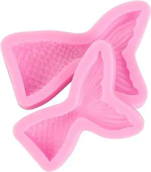 ScivoKaval Silicone Mermaid Tail Mold Baking Cake Decoration Jelly Sugar Craft Chocolate Fondant Gumpaste Pastry Clay Candy Making Ice Cube Tray Fimo Soap Molds Large and Small Set of 2 ScivoKaval Silicone Mermaid Tail Mold Baking Cake Decoration Jelly Sugar Craft Chocolate Fondant Gumpaste Pastry Clay Candy Making Ice Cube Tray Fimo Soap Molds Large and Small Set of 2