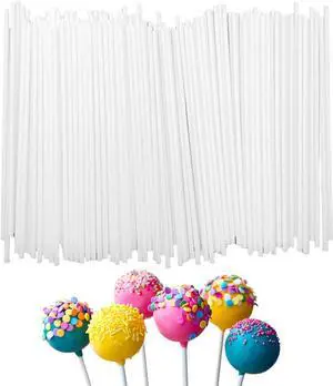 100 Pcs Cake Pop Sticks,4 Inch Lollipop Sticks,Treat Sticks for Candy 100 Pcs Cake Pop Sticks,4 Inch Lollipop Sticks,Treat Sticks for Candy
