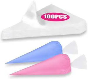 Piping Bags, Pastry Bags 100PCS 18 Inch, Disposable Icing Piping Bags | Tipless Icing Piping Bag For Cookie/Cake Decorating Supplies, Anti Burst And Non-Slip Thicken Cake Decorating Bags Piping Bags, Pastry Bags 100PCS 18 Inch, Disposable Icing Piping Bags | Tipless Icing Piping Bag For Cookie/Cake Decorating Supplies, Anti Burst And Non-Slip Thicken Cake Decorating Bags