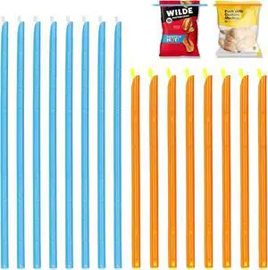 16PCS Reusable Bag Seal Sticks,Magic Bag Sealer Stick Plastic Bag Sealers Bag Clips for Food Storage, Freezer & Pantry Organization13.75inch and 11.25inch) 16PCS Reusable Bag Seal Sticks,Magic Bag Sealer Stick Plastic Bag Sealers Bag Clips for Food Storage, Freezer & Pantry Organization13.75inch and 11.25inch)