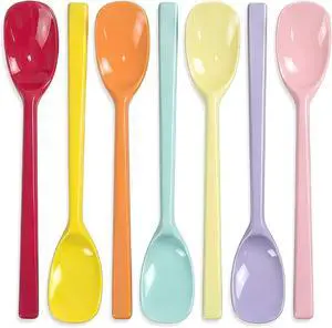 7 Pcs Small Silicone Stirring Spoons, Quiet Mini Spatula Jar Scraper, Espresso Coffee Stirrer for Yogurt, Sauce & Seasoning (Multicolor) 7 Pcs Small Silicone Stirring Spoons, Quiet Mini Spatula Jar Scraper, Espresso Coffee Stirrer for Yogurt, Sauce & Seasoning (Multicolor)