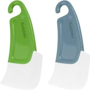 Silicone Pan Scraper Dish Cleaning Spatula Bowl Scraper Dish Scraper Non Stick Kitchen Scraper Pan Rubber Cleaning Spatula Pot Cleaning Tool 2 PCS (Green & Grey) Silicone Pan Scraper Dish Cleaning Spatula Bowl Scraper Dish Scraper Non Stick Kitchen Scraper Pan Rubber Cleaning Spatula Pot Cleaning Tool 2 PCS (Green & Grey)