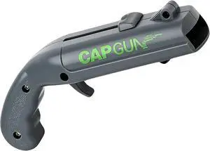 Grey Novelty Cap Gun Style Bottle Opener Realistic Construction with Ergonomic Grip for Beverages, Themed Parties & Gifts Grey Novelty Cap Gun Style Bottle Opener Realistic Construction with Ergonomic Grip for Beverages, Themed Parties & Gifts
