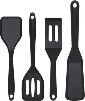 Silicone Mini Spatula 4PCS, Small Silicone Turners for Kitchen Use | Easy to Clean, Flexible, Reusable, Hangable, Nonstick Silicone Mini Spatula 4PCS, Small Silicone Turners for Kitchen Use | Easy to Clean, Flexible, Reusable, Hangable, Nonstick