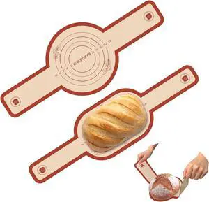 Koolstuffs Silicone Bread Sling for Dutch Oven, 2 Pack Oval & Round | Nonstick, Reusable and Easy to Clean, Sourdough Tools & Baking Supplies, Oval and Round, Red Koolstuffs Silicone Bread Sling for Dutch Oven, 2 Pack Oval & Round | Nonstick, Reusable and Easy to Clean, Sourdough Tools & Baking Supplies, Oval and Round, Red