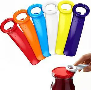 6-Pack Jar Key Lid Opener for Weak Hands & Seniors, Crown Bottle Opener | Vacuum Seal Popper with Long Easy-Grip Handle for Jar Lids & Crown Caps, Kitchen Prep, Picnics, Parties and Everyday Use 6-Pack Jar Key Lid Opener for Weak Hands & Seniors, Crown Bottle Opener | Vacuum Seal Popper with Long Easy-Grip Handle for Jar Lids & Crown Caps, Kitchen Prep, Picnics, Parties and Everyday Use