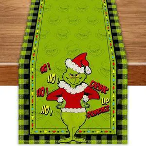 Christmas Table Runner Xmas Winter Holiday Decorations for Home | Packing List:1 Pc Table Runner; Size:13×72 Inches Long; Material:Polyester; Perfect for Dining Room Table Decor Christmas Table Runner Xmas Winter Holiday Decorations for Home | Packing List:1 Pc Table Runner; Size:13×72 Inches Long; Material:Polyester; Perfect for Dining Room Table Decor