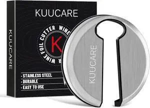 Wine Foil Cutter, Foil Remover with Sharp Blades for Wine Bottles | Stainless Steel, Effortless Cutting for Neck Label & Top Seal Cutter, Wine Opener Accessory for Wine Lovers Wine Foil Cutter, Foil Remover with Sharp Blades for Wine Bottles | Stainless Steel, Effortless Cutting for Neck Label & Top Seal Cutter, Wine Opener Accessory for Wine Lovers