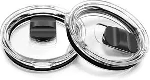 30 oz Tumbler Lid, Replacement Lids Compatible for YETI 30/32 oz Tumbler, 14 oz Mug and 35 oz Straw Mug, 2 Pack Travel Spill Proof Cup Lids Covers with Magnetic Slider Switch, BPA Free 30 oz Tumbler Lid, Replacement Lids Compatible for YETI 30/32 oz Tumbler, 14 oz Mug and 35 oz Straw Mug, 2 Pack Travel Spill Proof Cup Lids Covers with Magnetic Slider Switch, BPA Free