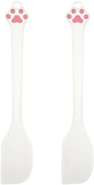 Silicone spatula, cat paw shape, cat baking tool, batter mixing and spreading knife, kitchen tool. Suitable for canned food, baking, cooking, mixing, spreading and other scenarios. Silicone spatula, cat paw shape, cat baking tool, batter mixing and spreading knife, kitchen tool. Suitable for canned food, baking, cooking, mixing, spreading and other scenarios.