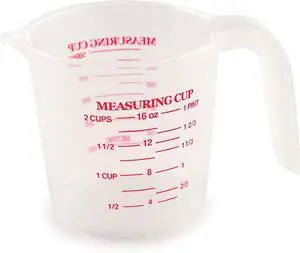 Norpro 2 Plastic Measuring Cup, Multicolored Norpro 2 Plastic Measuring Cup, Multicolored