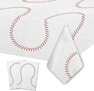 2 PCS Baseball Tablecloths(54x108 Inch) Baseball Party Table Cover Rectangular Baseball Pattern Table Cloth for Kids Sports Baseball Birthday Party Supplies Decorations Football Team Favors Decor 2 PCS Baseball Tablecloths(54x108 Inch) Baseball Party Table Cover Rectangular Baseball Pattern Table Cloth for Kids Sports Baseball Birthday Party Supplies Decorations Football Team Favors Decor