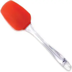 Norpro Silicone Large Scoop Spatula, Red, One Size, As Shown Norpro Silicone Large Scoop Spatula, Red, One Size, As Shown