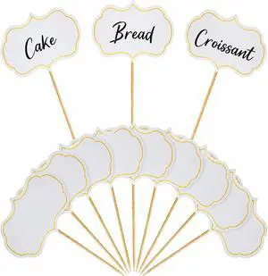 Blulu 50 Pcs Cheese Marker Toothpick Label for Charcuterie,White | Blank Chalkboard Board Label, Buffet Appetizer, Scalloped Cupcake Flag, Food Marker, Dessert Sign for Wedding Birthday Party Blulu 50 Pcs Cheese Marker Toothpick Label for Charcuterie,White | Blank Chalkboard Board Label, Buffet Appetizer, Scalloped Cupcake Flag, Food Marker, Dessert Sign for Wedding Birthday Party