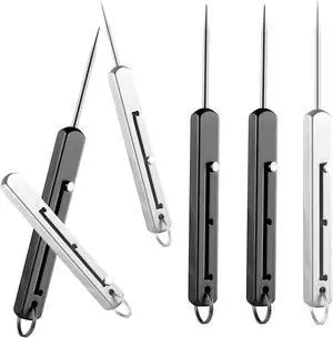 weikui 6 Pieces Portable Titanium Toothpicks Pocket Toothpick Metal Toothpick Holder for Outdoor Picnic and Camping (6) weikui 6 Pieces Portable Titanium Toothpicks Pocket Toothpick Metal Toothpick Holder for Outdoor Picnic and Camping (6)