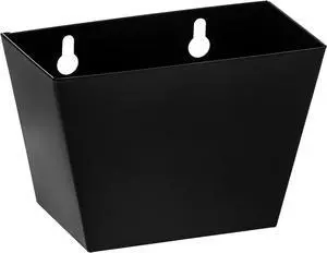 Black Wall Mounted Bottle Cap Catcher Stainless Steel 5" | Rustproof Outdoor, Beer Top Bucket, Mountable with Screws for Post Table Cooler Black Wall Mounted Bottle Cap Catcher Stainless Steel 5" | Rustproof Outdoor, Beer Top Bucket, Mountable with Screws for Post Table Cooler