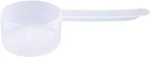 Plastic Measuring Scoop, (39 cc | 2.63 tbsp | 1.32 fl oz. | 39 mL) Long Handle Spoons for Powders, Granules, Coffee, Pet Food, Baking Supplies, Protein and Other Dry Goods, BPA Free (Set of 1) Plastic Measuring Scoop, (39 cc | 2.63 tbsp | 1.32 fl oz. | 39 mL) Long Handle Spoons for Powders, Granules, Coffee, Pet Food, Baking Supplies, Protein and Other Dry Goods, BPA Free (Set of 1)