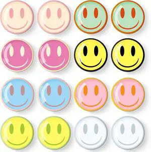 MORCART 16PCS Emoji Fridge Magnets Colorful Face Refrigerator Magnets Decoration for Locker Whiteboard Decorative Magnetic Board Cabinets Classroom Office Cubicle MORCART 16PCS Emoji Fridge Magnets Colorful Face Refrigerator Magnets Decoration for Locker Whiteboard Decorative Magnetic Board Cabinets Classroom Office Cubicle